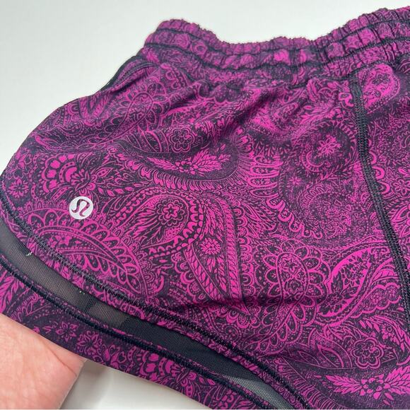 Lululemon Make A Move Shorts Purple Paisley - Picture 4 of 5